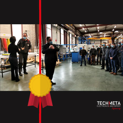 techmeta-electron-beam-expert-remise-medaille