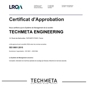 ISO9001 TECHMETA